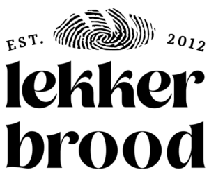 Het logo van Lekker Brood transparant